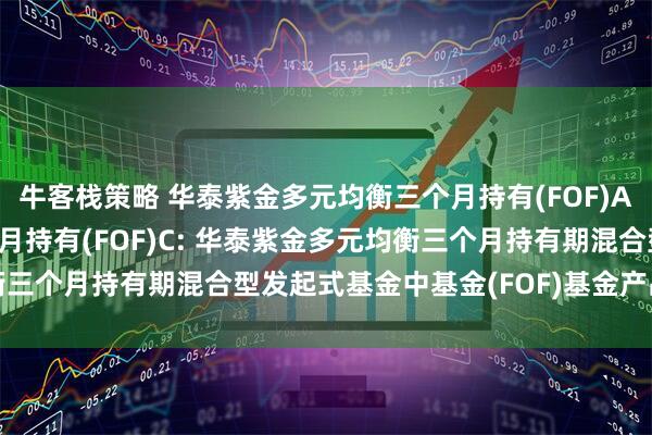 牛客栈策略 华泰紫金多元均衡三个月持有(FOF)A,华泰紫金多元均衡三个月持有(FOF)C: 华泰紫金多元均衡三个月持有期混合型发起式基金中基金(FOF)基金产品资料概要